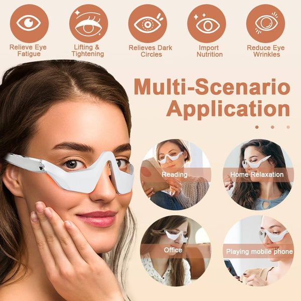 Augenmassagebrille für Entspannung