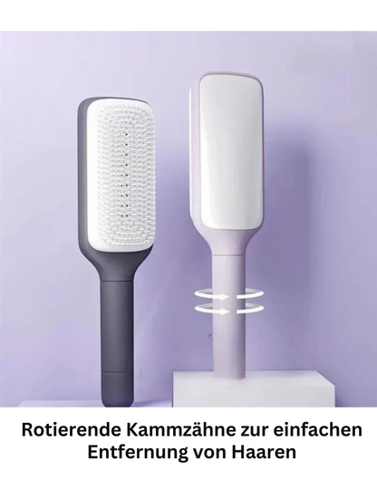 Selbstreinigende Haarbürste