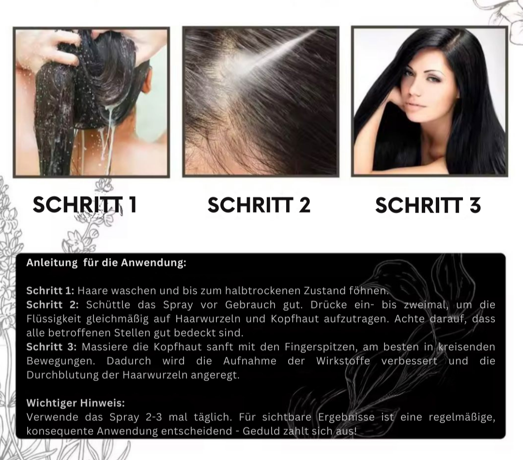 Das Haarwunder mit Schwarzkümmel, Rosmarin & Zwiebel