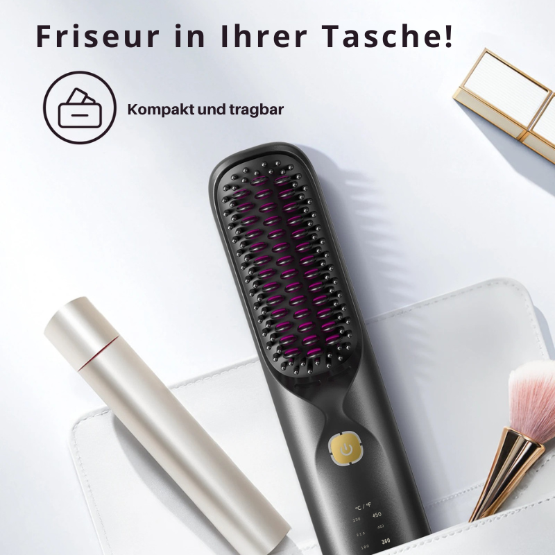 Kabelloser Mini-Glättungsbürste