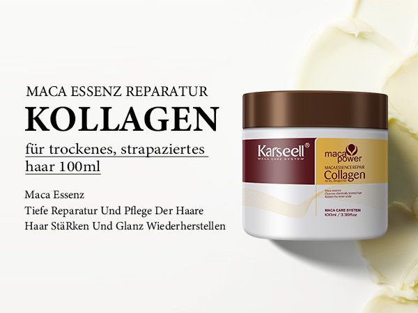Kollagen Haarmaske, Tiefenreparatur für sehr trockenes und geschädigtes Haar