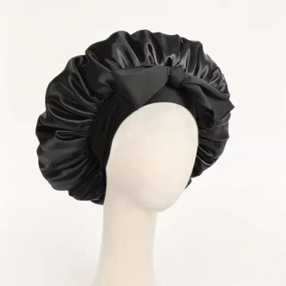 Seidige Schlafhaube mit Komfort