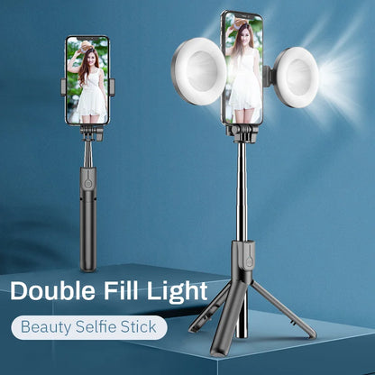 Smart Selfie Stick mit Licht