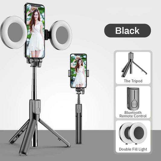 Smart Selfie Stick mit Licht