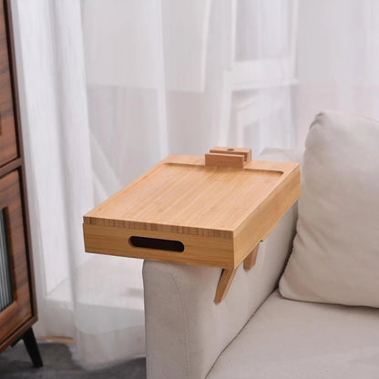 Bambus Couch Tablett für Sofa