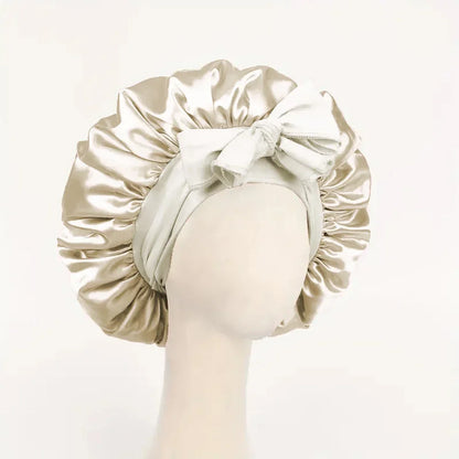 Seidige Schlafhaube mit Komfort