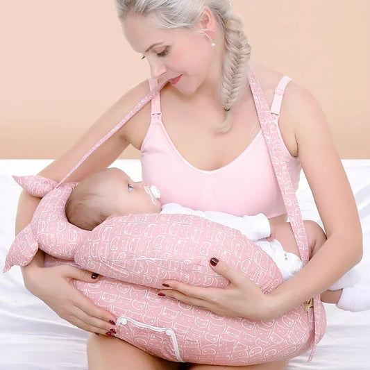 Comfortable Nursing Pillow with Strap