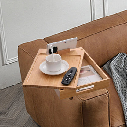 Bambus Couch Tablett für Sofa