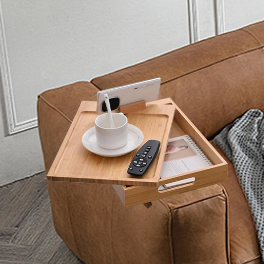 Bambus Couch Tablett für Sofa