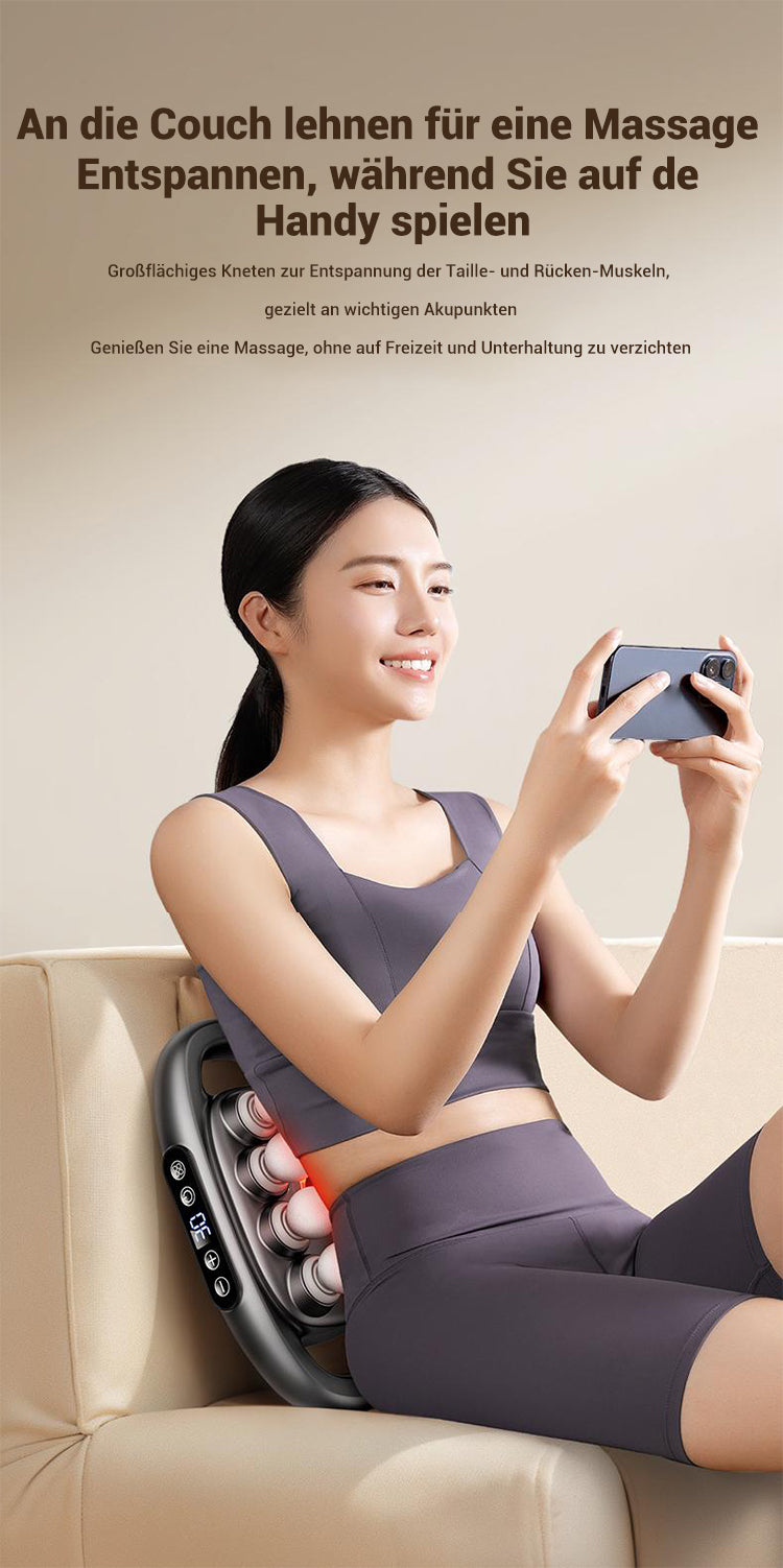 8-Head Massage Gun – Deep Tissue Percussion with Multiple Attachments