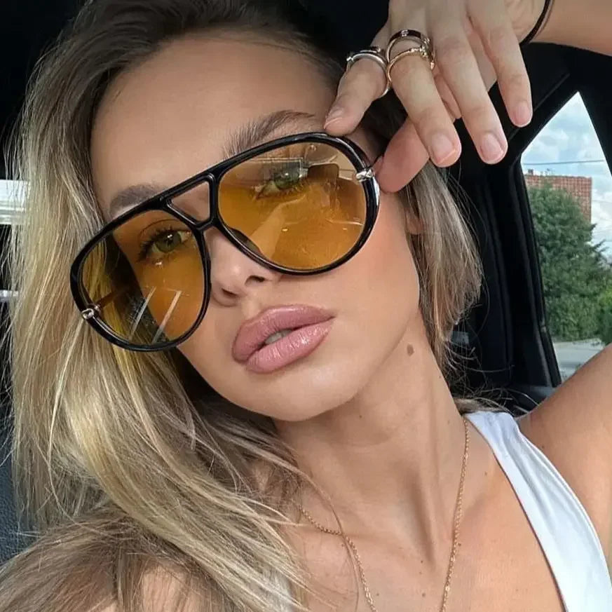 Trendy Aviator Sunglasses