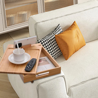 Bambus Couch Tablett für Sofa
